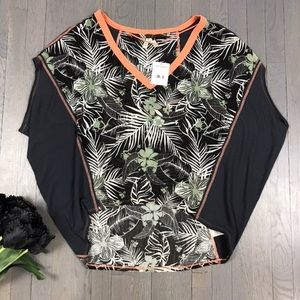 Free People We The Free Oversized Hawaiian Boyfriend Tee